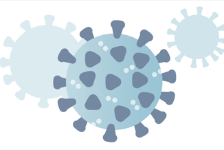 Illustration af coronavirus