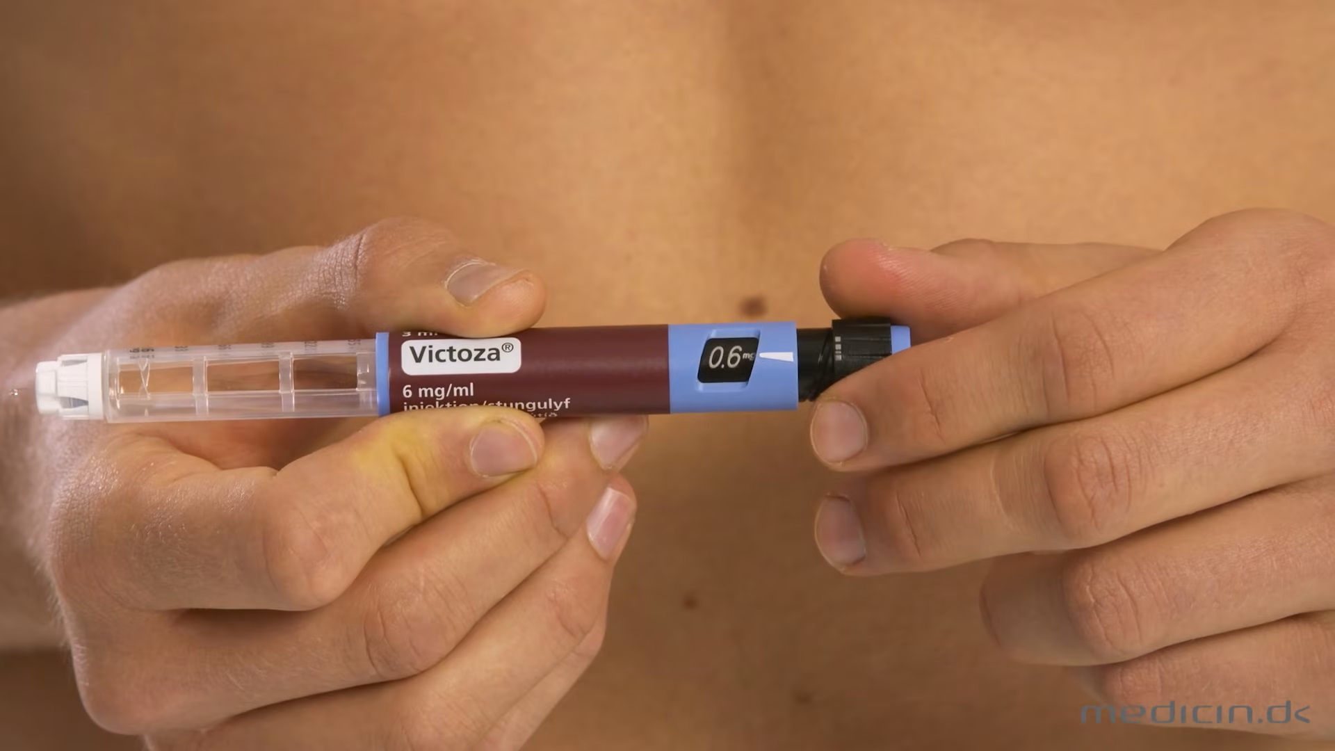 Billede af injektionspen med Victoza