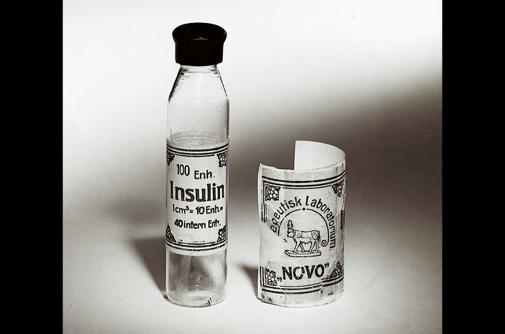 Arkivfoto af insulin