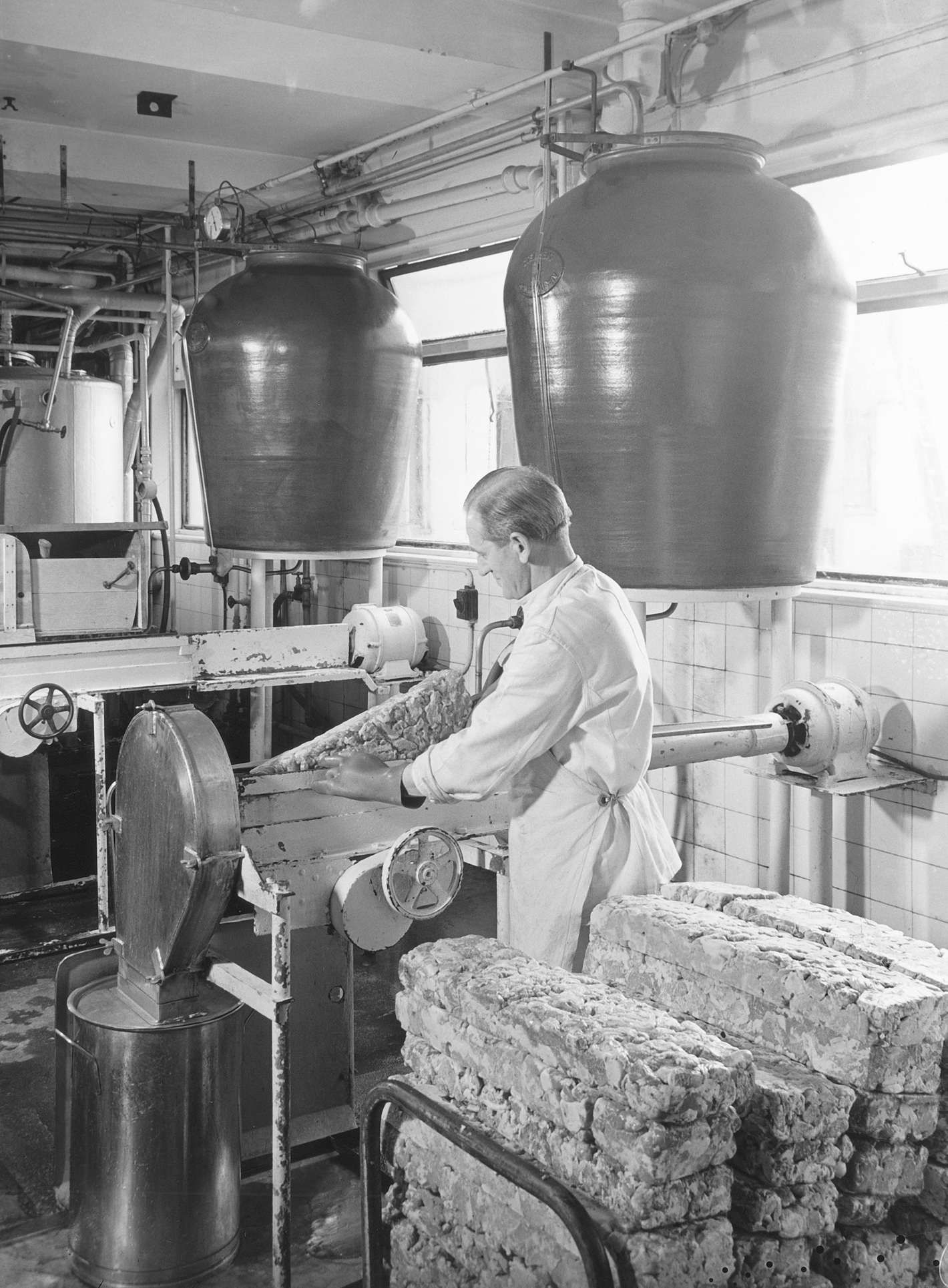 Billede af bugspytkirtler til insulinproduktion i Danmark i 1958